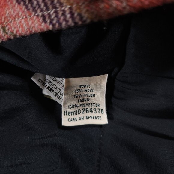 LL Bean Favorite Fit Plaid Pencil Skirt Womens 12 Wool Nylon Blend Lined Preppy - Picture 12 of 15